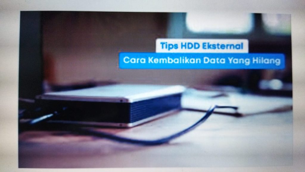 cara mengembalikan data yang terhapus di hardisk eksternal