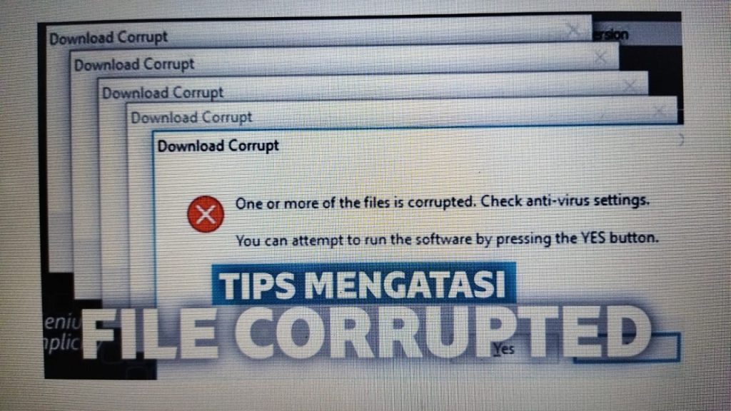 Cara Memperbaiki Data Yang Corrupt