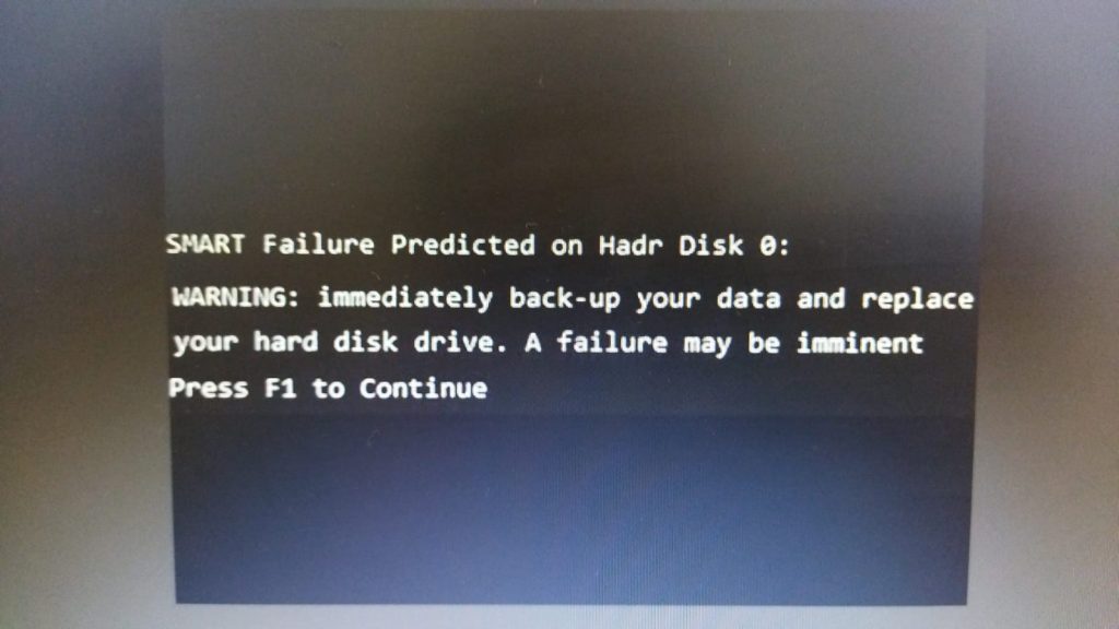cara mengatasi smart failure predicted on hard disk 0