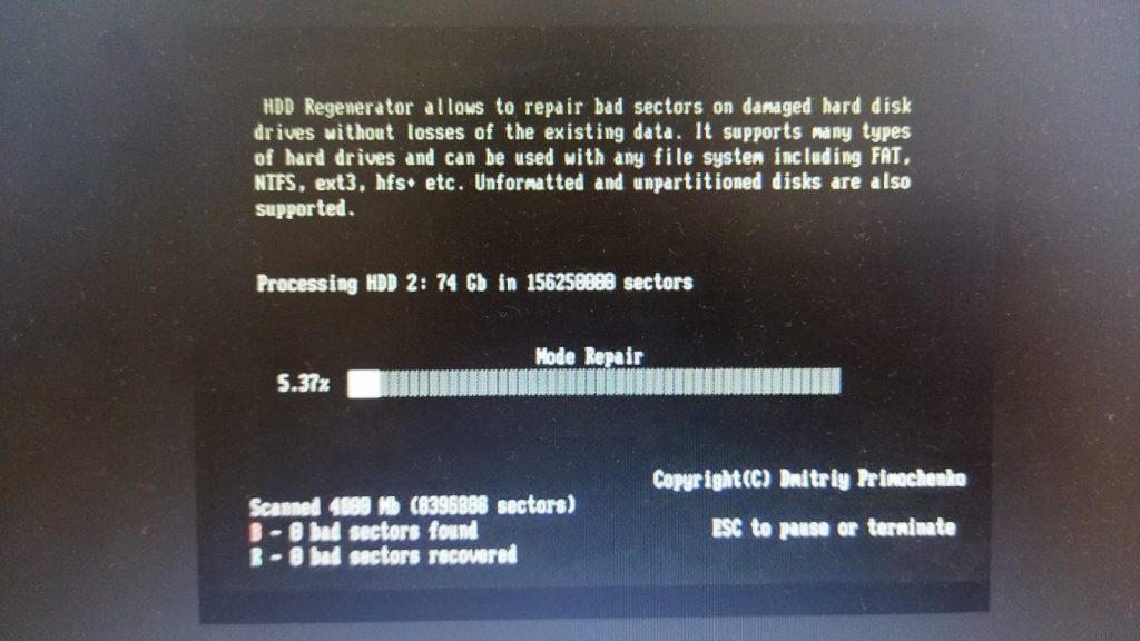 recover files testdisk