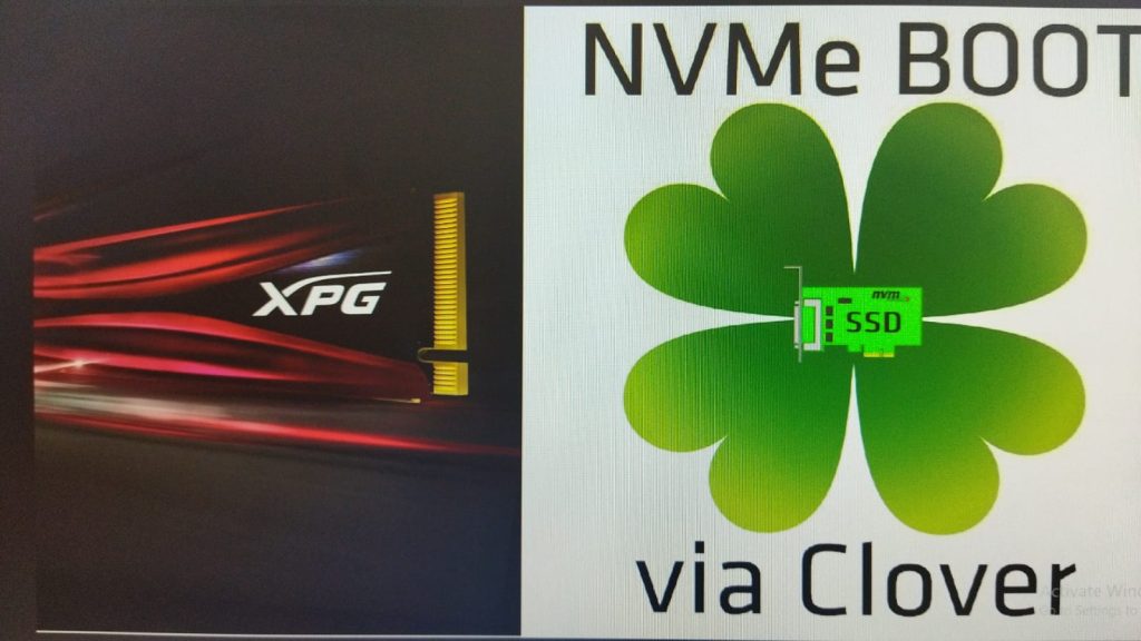 boot from pcie nvme adapter