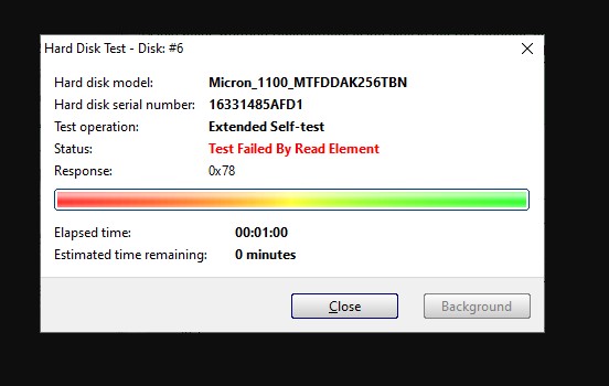 fix bad sectors on ssd