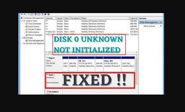 cara mengatasi hardisk unformatted