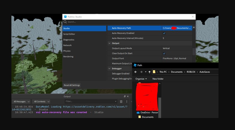 roblox studio recovery file
